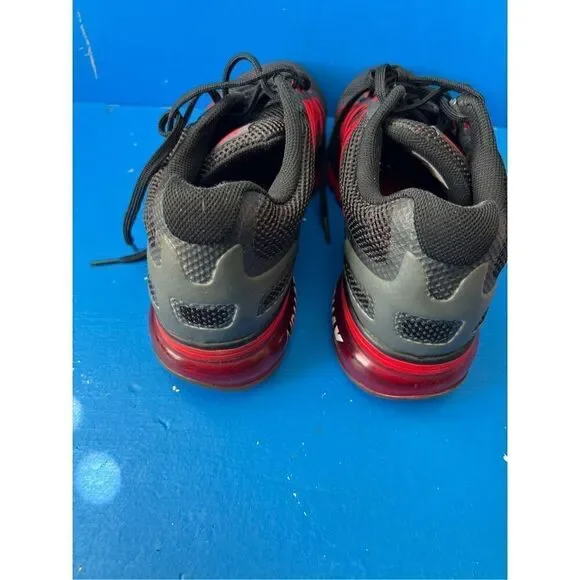 Nike Air Max Excellerate 3 Sneakers Running Shoes Mens 12 Black Red 703072-004 - Picture 7 of 8